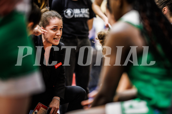 Basketball, Win2Day Basketball Damen Superliga 2023/24, Playoff, Finale Spiel 3, SKN St. Pölten, UBI Graz, Tanja Kuzmanovic (Head Coach)