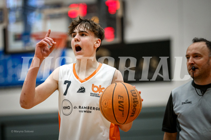 29.03.2025 Österreichischer Basketballverband 2024/25, SLMU16, Basket Dukes vs. KOS Celovec