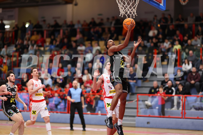 Basketball Superliaga 2024/25, Grunddurchgang 22.Runde Traiskirchen Lions vs. Flyers Wels


