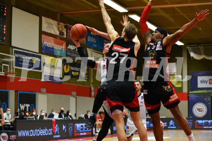 Basketball Superliga 2021/22, Grunddurchgang 14. Runde Flyers Wels vs. GGMT Vienna

