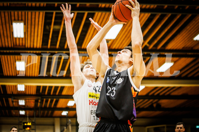 Basketball, Basketball Zweite Liga 2022/23, Grunddurchgang 18.Runde, Mattersburg Rocks, Vienna United, Noah Oguamalam (23)