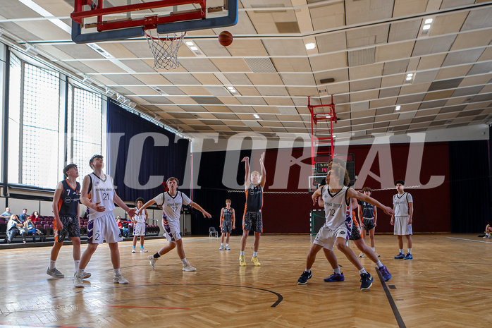 23.03.2025 Österreichischer Basketballverband 2024/25, SLMU16, Post SV Wien vs. Basket Dukes