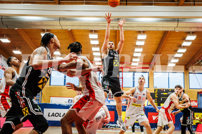 Basketball, Basketball Austria CUP 2023/24, Finale, Traiskirchen Lions, Flyers Wels, Radii Caisin (13)
