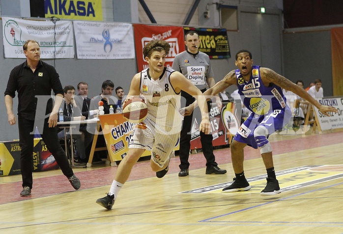 Basketball ABL 2015/16 Grunddurchgang 31.Runde  Güssing Knights vs Gmunden Swans