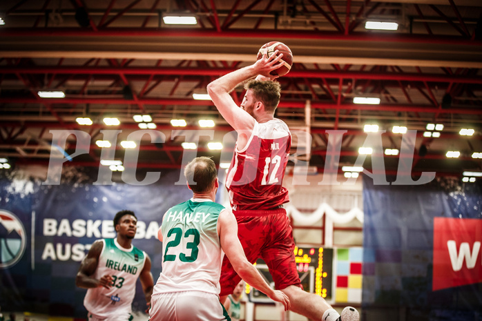 Basketball, FIBA EuroBasket 2025 Qualifiers , , AUSTRIA, IRELAND, Jakob PÖLTL (12)
