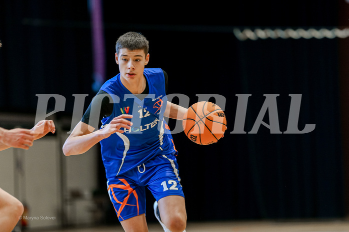 02.03.2025 Österreichischer Basketballverband 2024/25, SLMU16 Basket Flames WAT vs. FCN Baskets Wels
