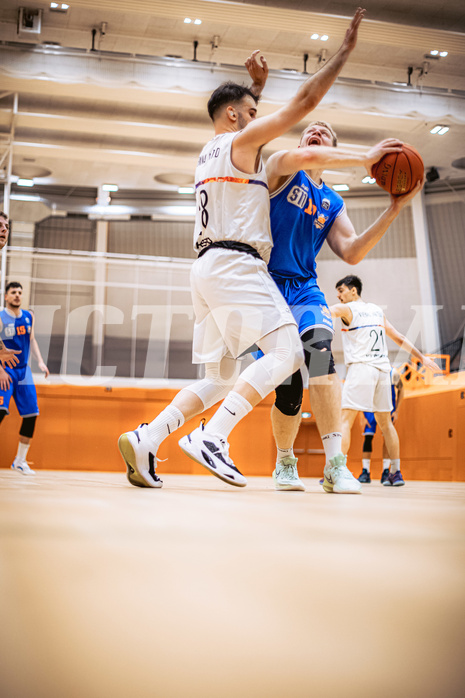 Basketball, Basketball Zweite Liga 2022/23, Grunddurchgang 10.Runde, Vienna United, BBU Salzburg, Alejandro Barbera Zapero (28), Asdren Drew Koka (10)