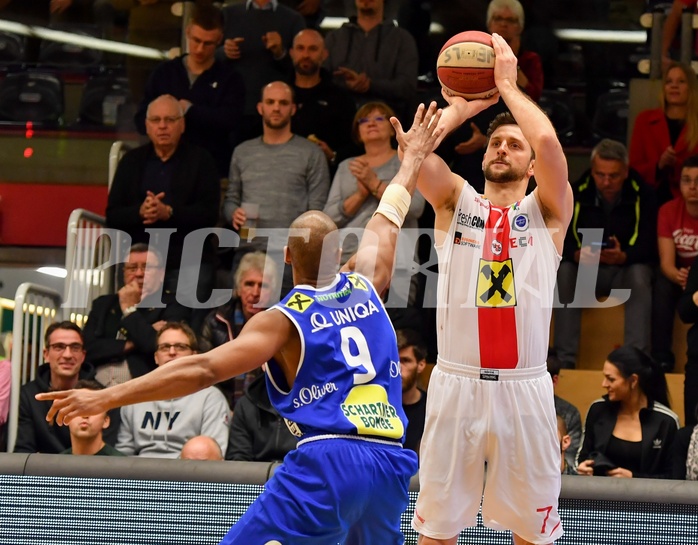 Basketball ABL 2017/18, Grunddurchgang 23.Runde Flyers Wels vs. Gmunden Swans