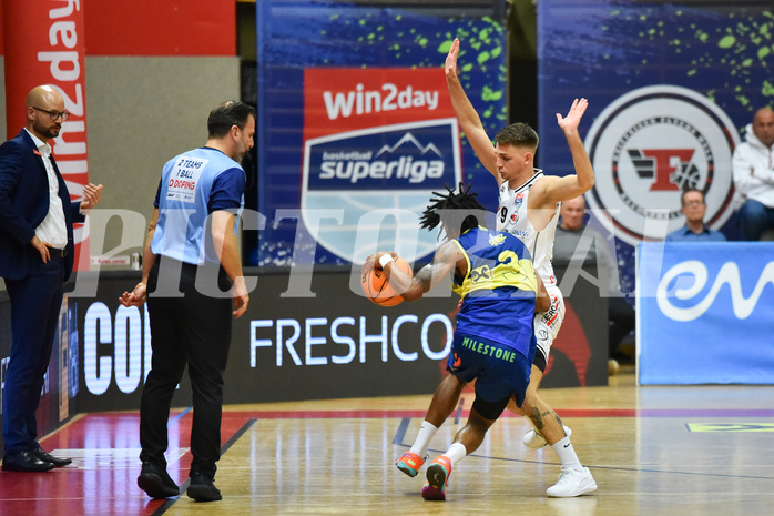 Basketball Superliga 2023/24, Grunddurchgang 6. Runde Flyers Wels vs. UBSC Graz

