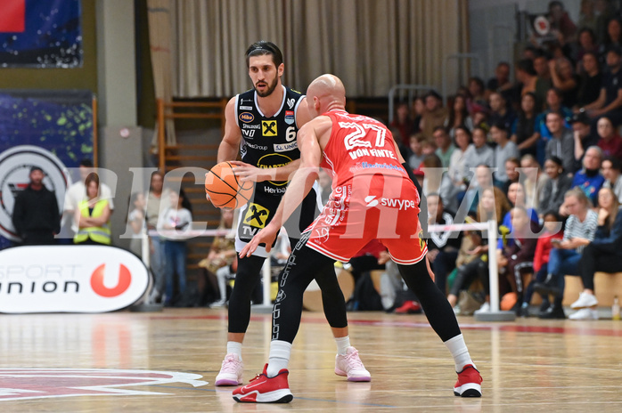 Basketball, Superliga 2024/25, Grunddurchgang 7.Runde, Flyers Wels vs. Gmunden,