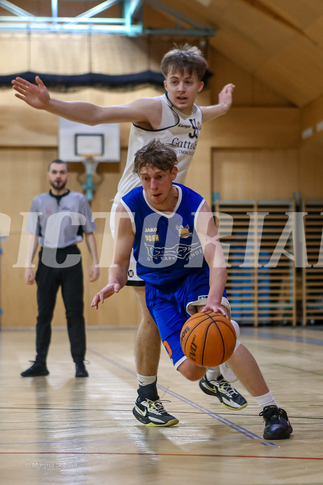 12.01.2025 Österreichischer Basketballverband 2024/25, SLMU19, Basket Flames WAT vs. BBU Salzburg