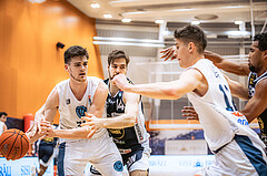 Basketball, Basketball Austria Cup 2022/23, Viertelfinale, Vienna Timberwolves, Gmunden Swans, Chris Vogt (33), Daniel Köppel (14)