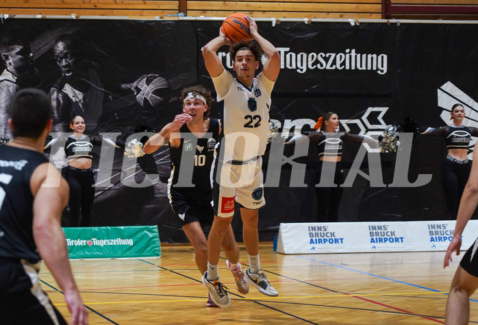 Basketball Zweite Liga 2024/25, Grunddurchgang 2.Runde Raiders Tirol vs. Vienna Timberwolves