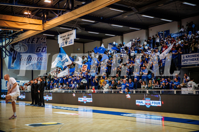 Basketball, Basketball Austria Cup 2022/23, Halbfinale 1, Oberwart Gunners, Gmunden Swans, #gunfire