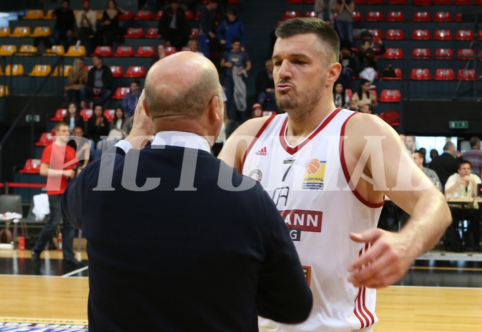 Basketball ABL 2016/17, Playoff VF Spiel 1 BC Vienna vs. WBC Wels