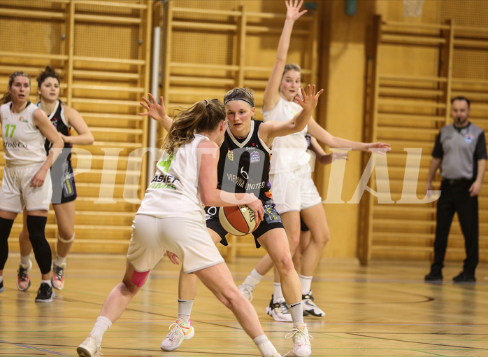 Basketball Damen Superliga 2021/22, Grunddurchgang 8.Runde Basket Flames vs. Vienna United


