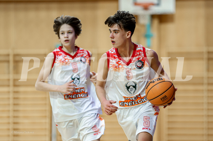 05.04.2025 Österreichischer Basketballverband 2024/25, SLMU14, BC Vienna vs. Vienna Giants 
