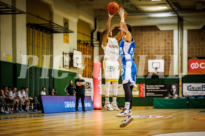 Basketball, win2day Basketball Superliga 2022/23, Grunddurchgang 1.Runde, Fürstenfeld Panthers, Oberwart Gunners, Steve Robinson Jr. (6)