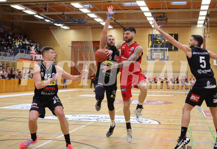 Basketball Zweite Liga 2022/23, Playoff, Semifinale Spiel 3 Mistelbach Mustangs vs. Mattersburg Rocks


