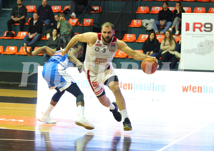 Basketball Superliga 2023/24, Gruunddurchgang 21.Runde BC Vienna vs. Oberwart Gunners