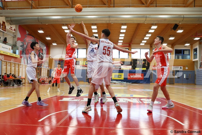Basketball Superliga 2024/25, SLMU14 Traiskirchen Lions Academy vs. ATSE Graz


