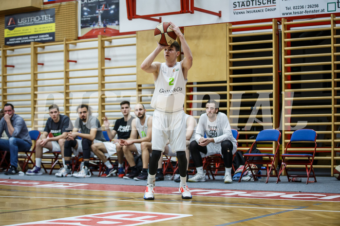 Basketball, Basketball Zweite Liga, Grunddurchgang 22.Runde, Basket Flames, KOS Celovec, David Wrumnig (2)