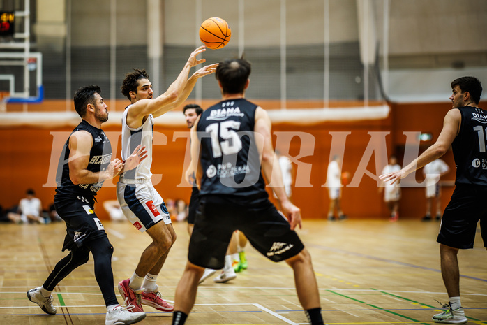 Basketball, Basketball Zweite Liga 2024/25, Grunddurchgang 8.Runde, Vienna Timberwolves, Güssing Blackbirds, Armin Karian (7)
