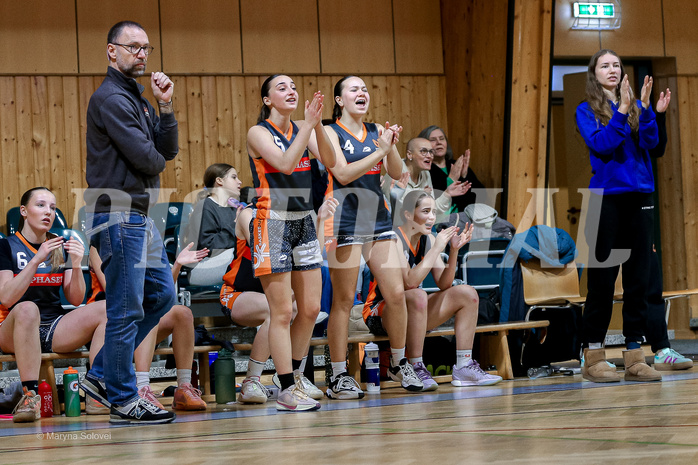 16.02.2025 Österreichischer Basketballverband 2024/25, SLWU16 Vienna United vs Basket Duchess