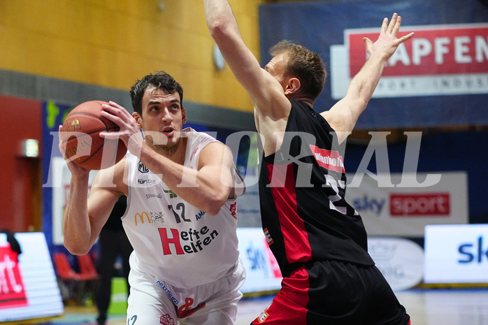 Basketball Superliga 2021/22, Grundduchgang 16.Runde , Kapfenberg Bulls vs. BC Vienna