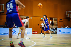 Basketball, Win2Day Basketball Damen Superliga 2023/24, Grunddurchgang 4.Runde, Vienna Timberwolves, UBSC-DBBC Graz, Simona Kuzma (4)
