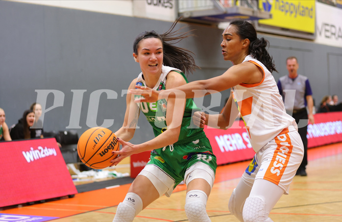 Basketball Damen Superliga 2023/24, Playoff, Semifinale Spiel 1 BK Duchess Klosterneuburg vs. UBI Graz


