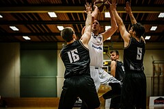 Basketball, 2.Bundesliga, Playoff VF Spiel 1, Mattersburg Rocks, Wörthersee Piraten, Corey HALETT (16)