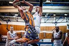 Basketball, ABL 2018/19, Grunddurchgang 31.Runde, Oberwart Gunners, Klosterneuburg Dukes, Valentin Bauer (14)