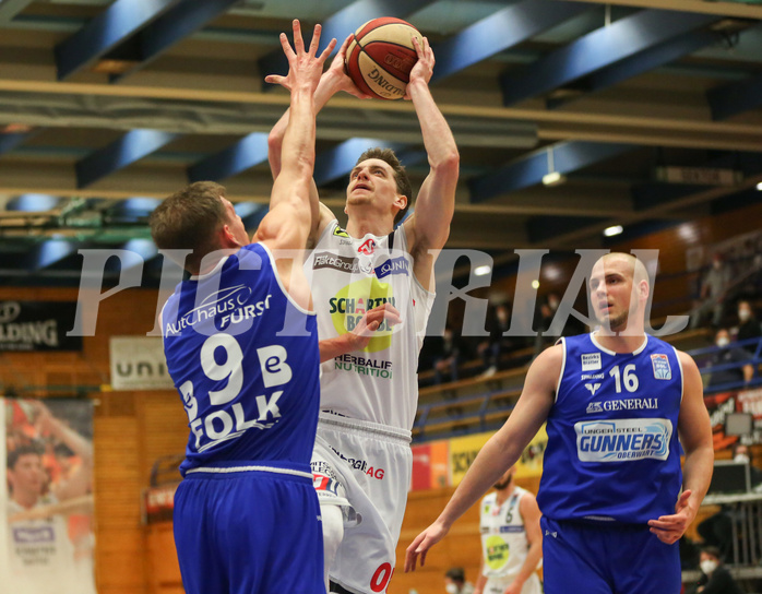 Basketball Superliga 2020/21, Halbfinale Spiel 1 Gmunden Swans vs. Oberwart Gunners