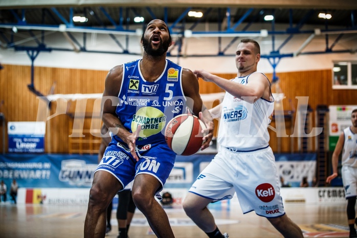 Basketball, ABL 2018/19, Playoff HF Spiel 1, Oberwart Gunners, Gmunden Swans, Devin White (5)