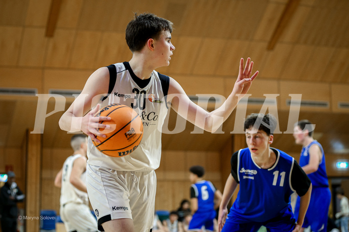 16.02.2025 Österreichischer Basketballverband 2024/25, SLMU16 Basket Flames WAT vs SG Salzkammergut