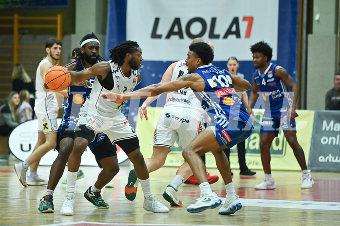 Basketball, Superliga 2024/25, Grunddurchgang 12.Runde, Flyers Wels vs. Oberwart Gunners,
