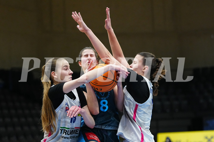 Basketball Damen Superliga 2023/24, Grunddurchgang, 14. Runde, UBSC Graz vs. Timberwolves


