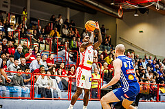 Basketball, win2day Basketball Superliga 2024/25, Grunddurchgang 6.Runde, Traiskirchen Lions, Oberwart Gunners, Cedric Russell (0)