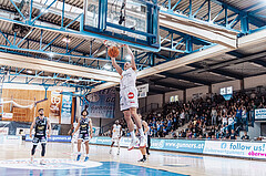 Basketball, Basketball Superliga 2023/24 , VF 2, Oberwart Gunners, Gmunden Swans, Edi Patekar (9)