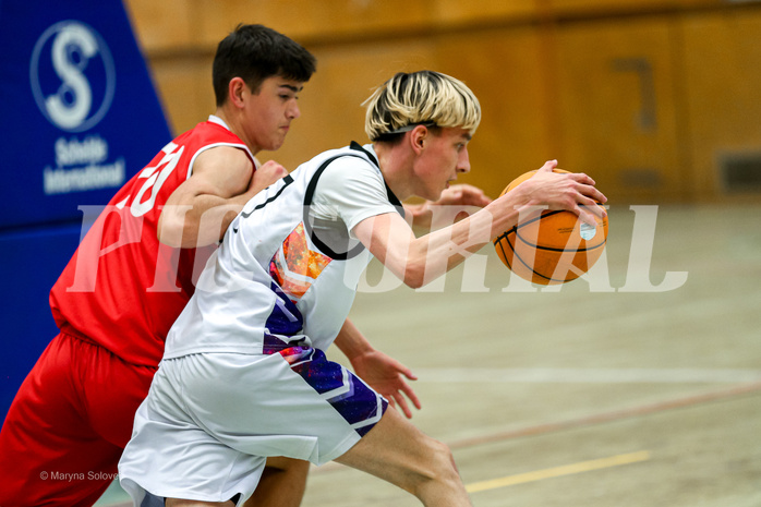 13.04.2025 Österreichischer Basketballverband 2024/25, SLMU19, Vienna United vs. SG Salzkammergut