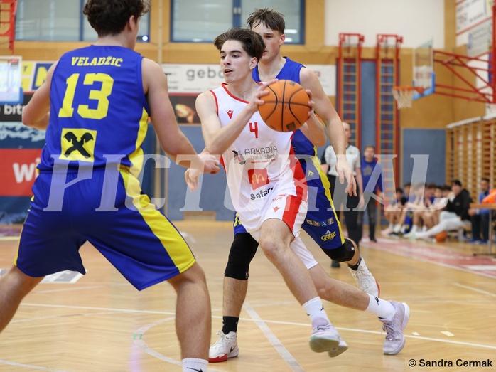 Basketball Superliga 2024/25, SLMU16 Traiskirchen Lions Academy  vs. UBSC Graz 


