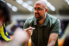 Basketball, Basketball Zweite Liga 2024/25, Grunddurchgang 17.Runde, Vienna Timberwolves, Future Team Steiermark, Dimitris Sarikas (Head Coach)