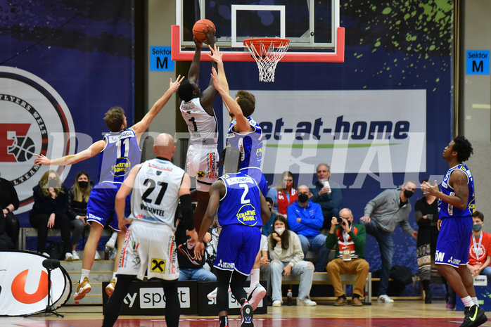 Basketball Superliga 2021/22, Grunddurchgang. 10.Runde Flyers Wels vs. Swans Gmunden