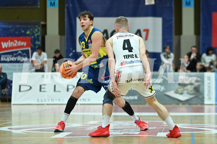 Basketball Superliga 2023/24, 4.Plazierungsrunde,
Flyers Wels vs. UBSC Graz

