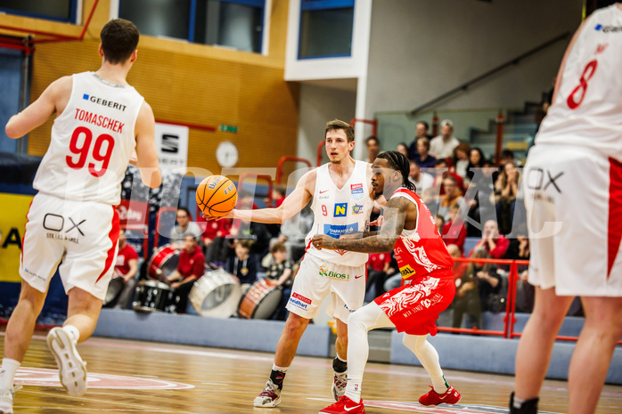Basketball, win2day Basketball Superliga 2024/25, Grunddurchgang 17.Runde, SKN St. Pölten, Traiskirchen Lions, Roman Jagsch (9)
