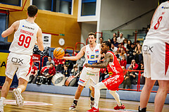 Basketball, win2day Basketball Superliga 2024/25, Grunddurchgang 17.Runde, SKN St. Pölten, Traiskirchen Lions, Roman Jagsch (9)