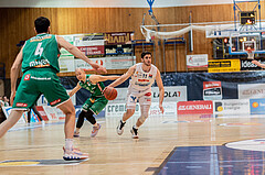 Basketball, Basketball Superliga 2022/23, Grunddurchgang Runde 21 , Oberwart Gunners, Kapfenberg Bulls, David V