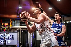 Basketball, ABL 2017/18, Grunddurchgang 36.Runde, BC Vienna, Oberwart Gunners, Stjepan Stazic (7)