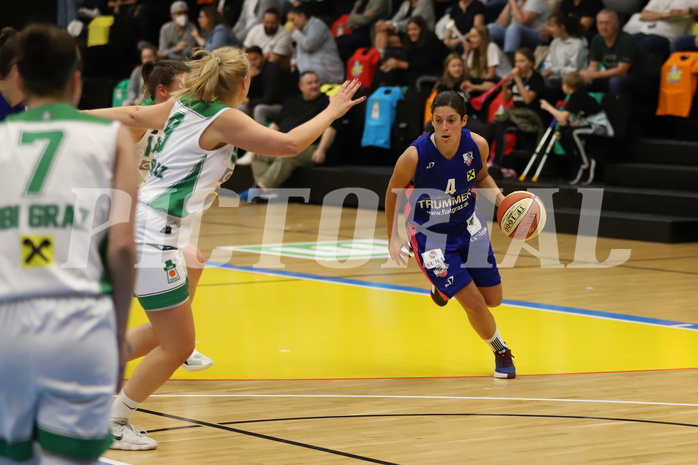 03.10.2021, Basketball Damen Superliga 2021/22, Grunddurchgang 1.Runde,  
UBI Graz vs. UBSC Graz